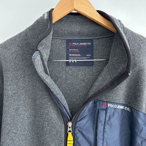 Vintage Polo Ralph Lauren Jeans Fleece Jacket - Picture 7 of 13